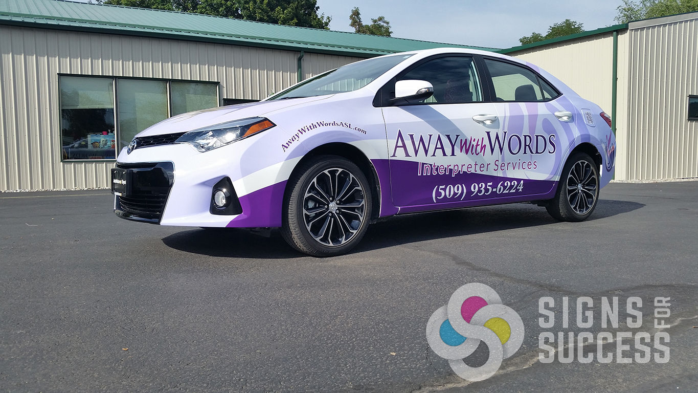 Wallpaper #TxqmT5MB1yWOL4qggn_982 Away with Words Custom Car Wrap Design Signs for Success