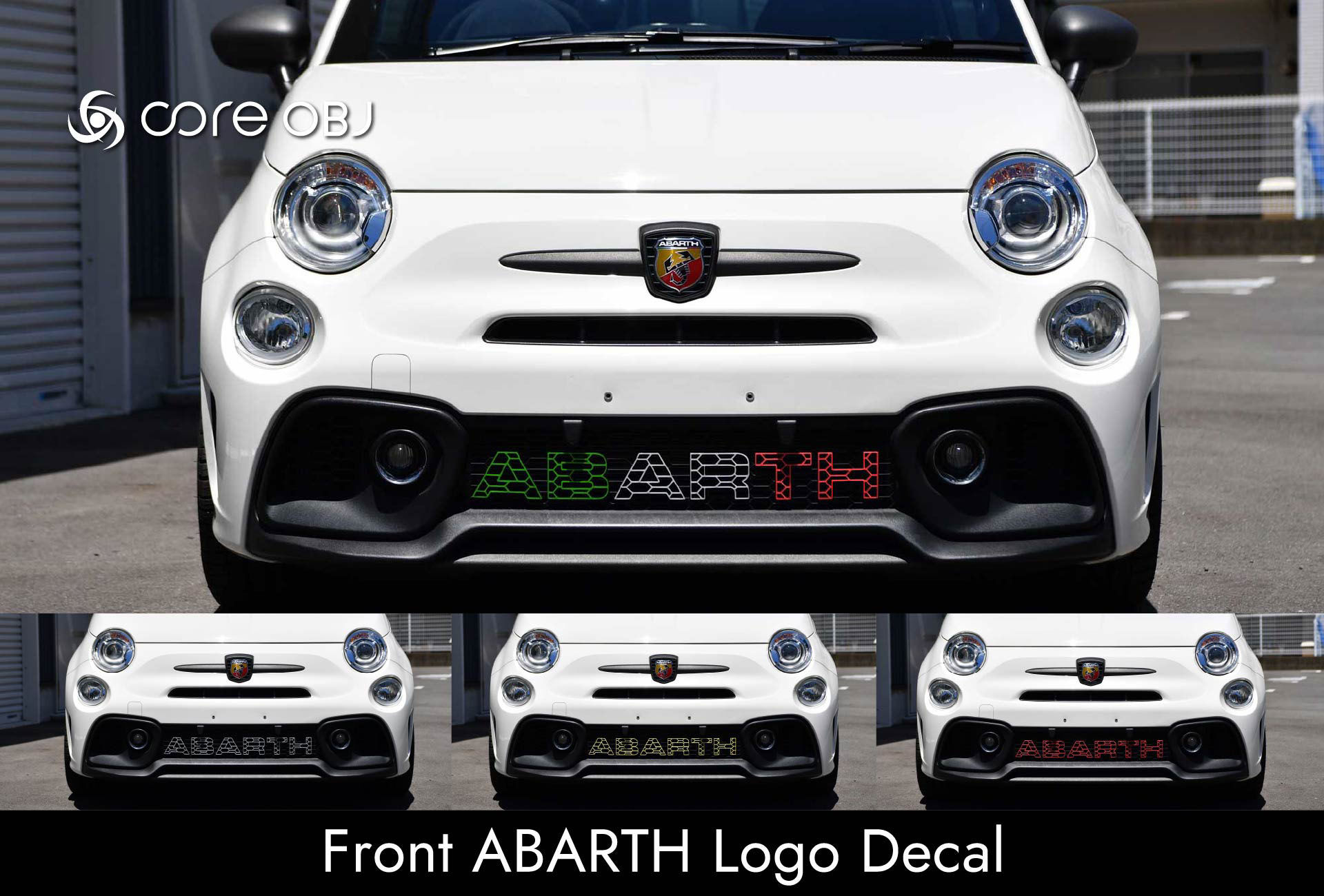 Wallpaper #a819a Front View of Black Fiat 500 Abarth Parked in the Street Editorial