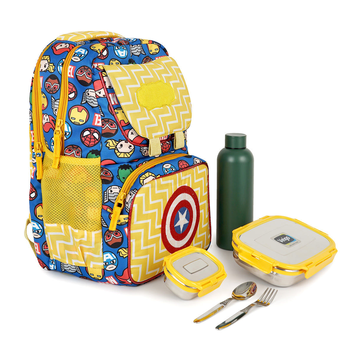 Wallpaper #QWcaCJMBSpphPi3-GMkr126 School Essential Backpack Combo Captain America