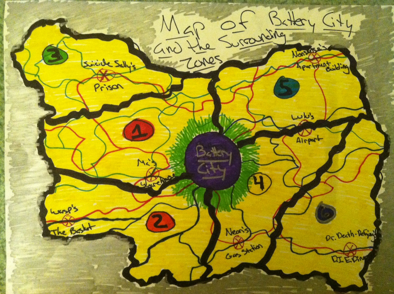 Wallpaper #QyaClpcBNyflpn9rboX6197 The Killjoy Chronicles a Map of Battery City and the Surrounding Zones