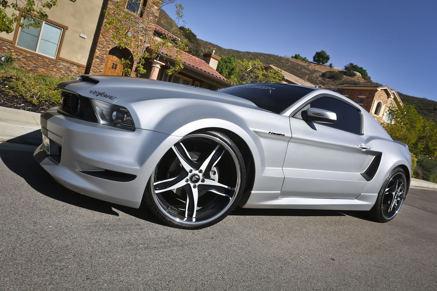 Wallpaper #4WfD-JIBSpphPi3-3IrB325 Widebody Ford Mustang GT with F205 Forgiato Wheels Ebeastscom