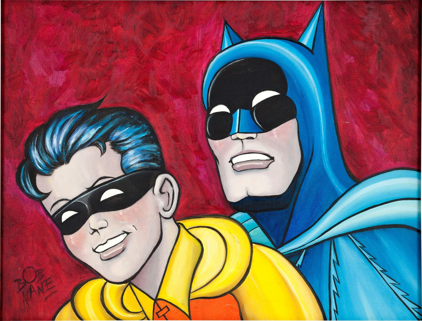 Wallpaper #mCzhSZMB0E1QgA7w0PSl23 The Bat Channel 1960s Batman Painting by Bob Kane