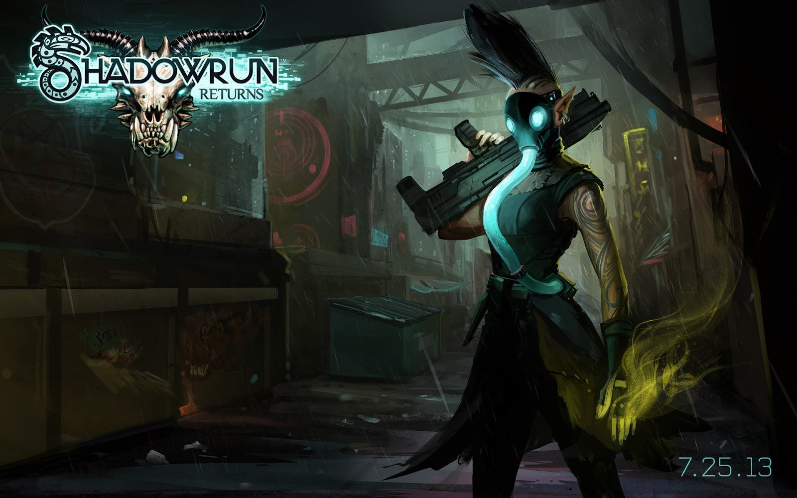 Wallpaper #CR0kLJMBlOZrFDOkVspV52 Shadowrun Returns Lets Play the Upcoming Cyberpunk Rpg Gameplay