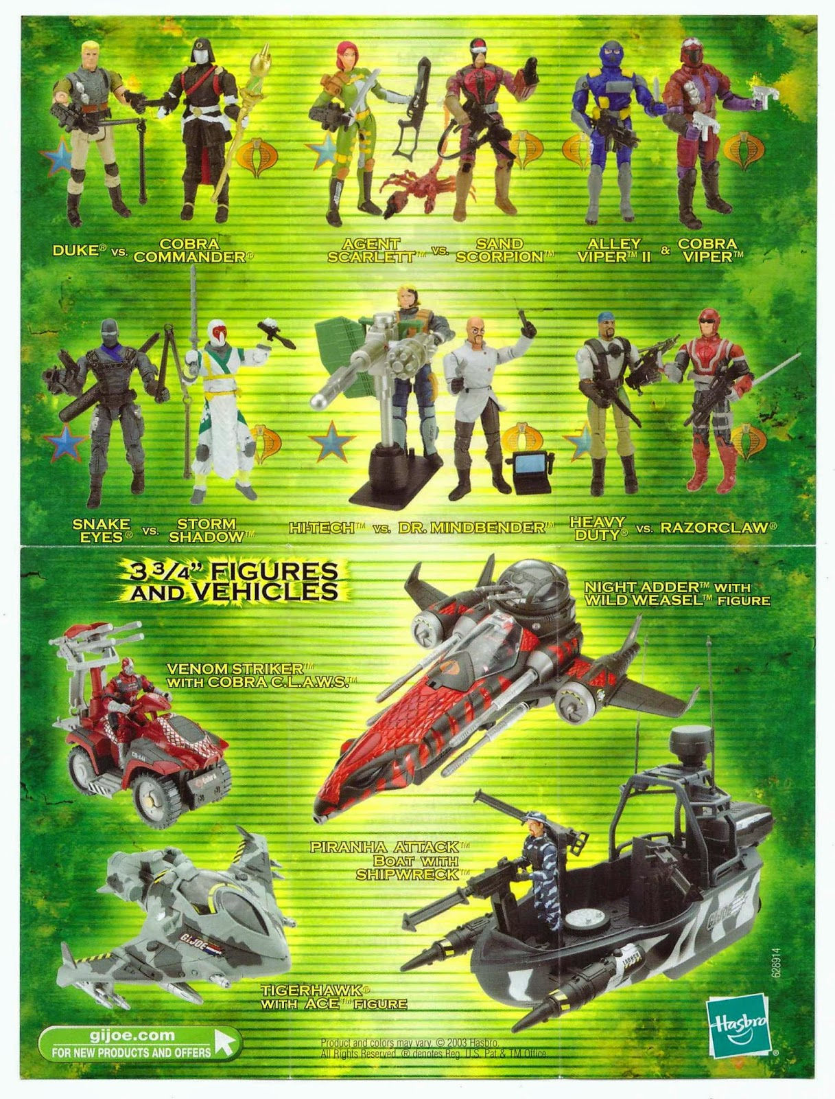 Wallpaper #PhqQTZMB1yWOL4qgdnzv203 2003 Gi Gi Joe Valor vs Venom Catalog Logo Cover Hasbro eBay
