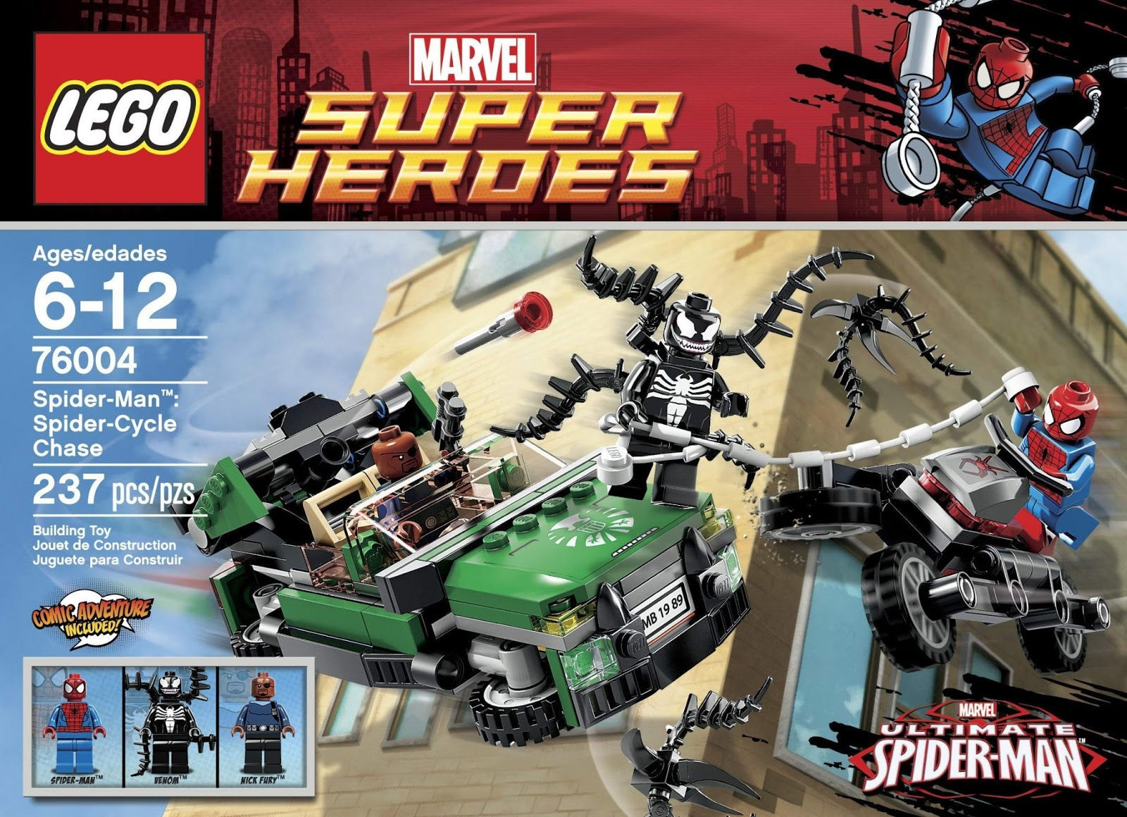 Wallpaper #tGcA6ZIBSpphPi3-zj8P63 Onetwobrickcom Set Database Lego 76004 Spiderman Spider Cycle Chase