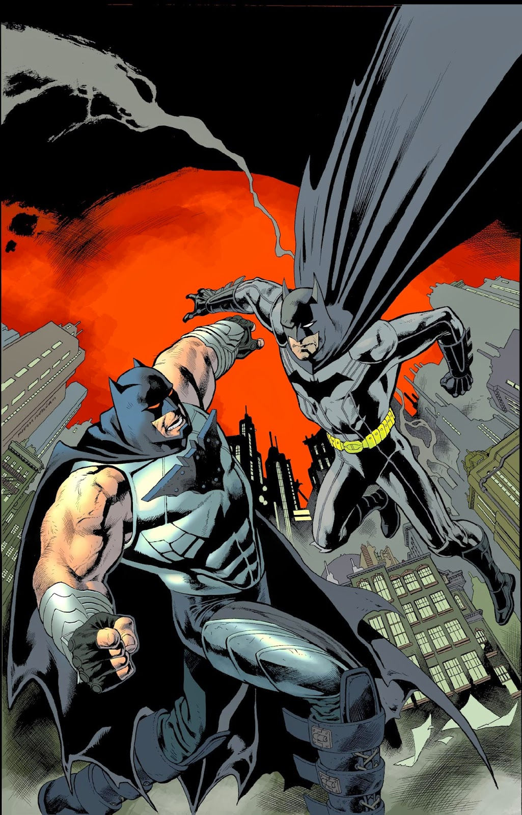 Wallpaper #DRnILo8BtGB6xQ78WJY941 Kevin Nowlan Batman vs Bat Bane Variant Cover Art