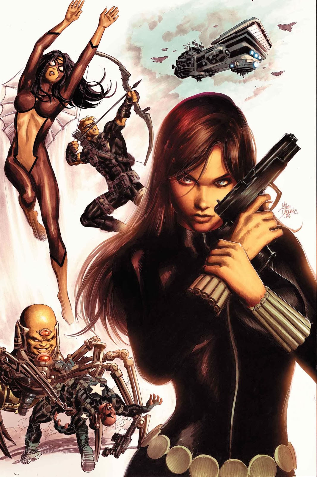 Wallpaper #RnPsiY4BFI5NbQksnyIP49 Hawkeye and Black Widow in a Fight Against Aim Agents