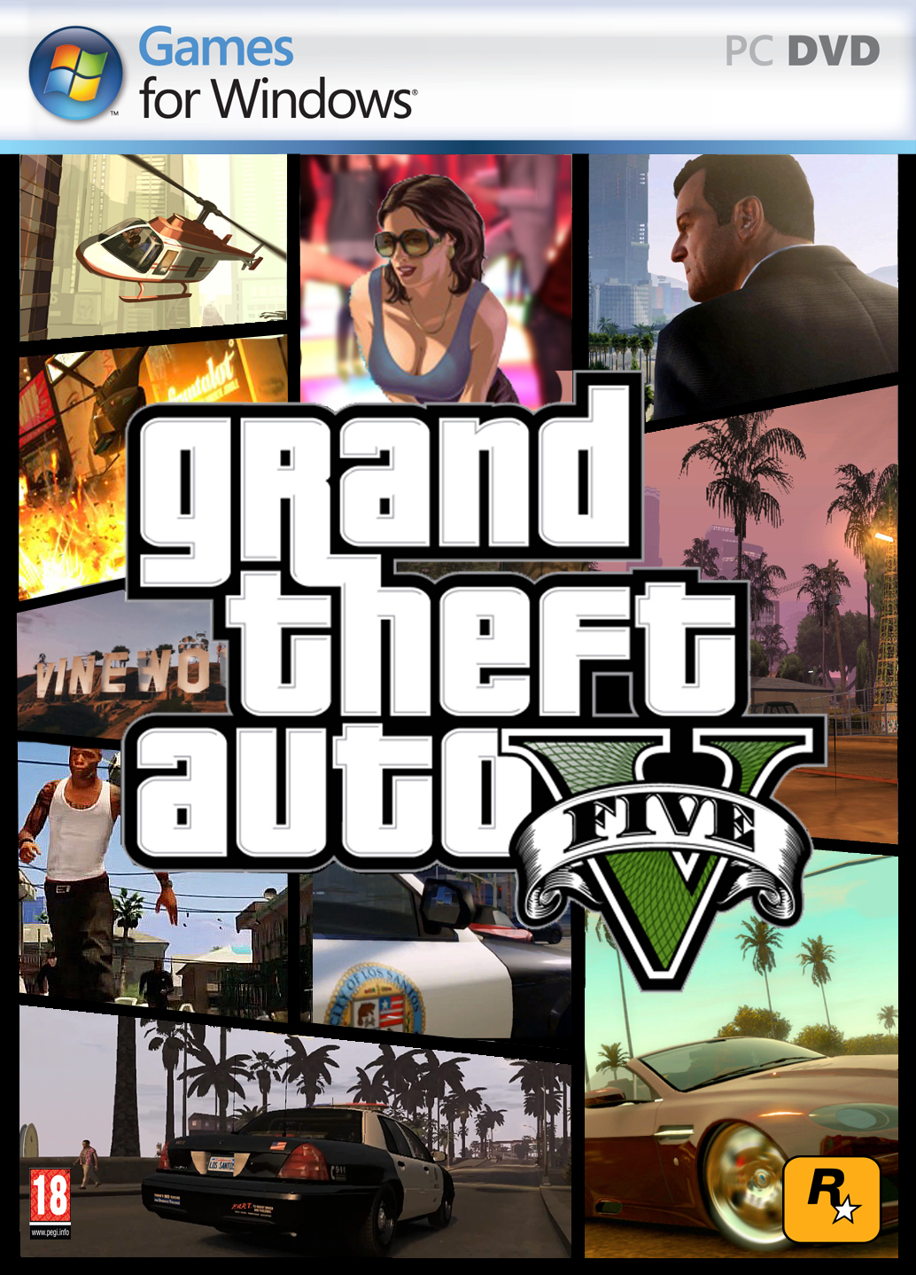 Wallpaper #5453a Gta V Xbox One Box Art Cover by Iceman423626