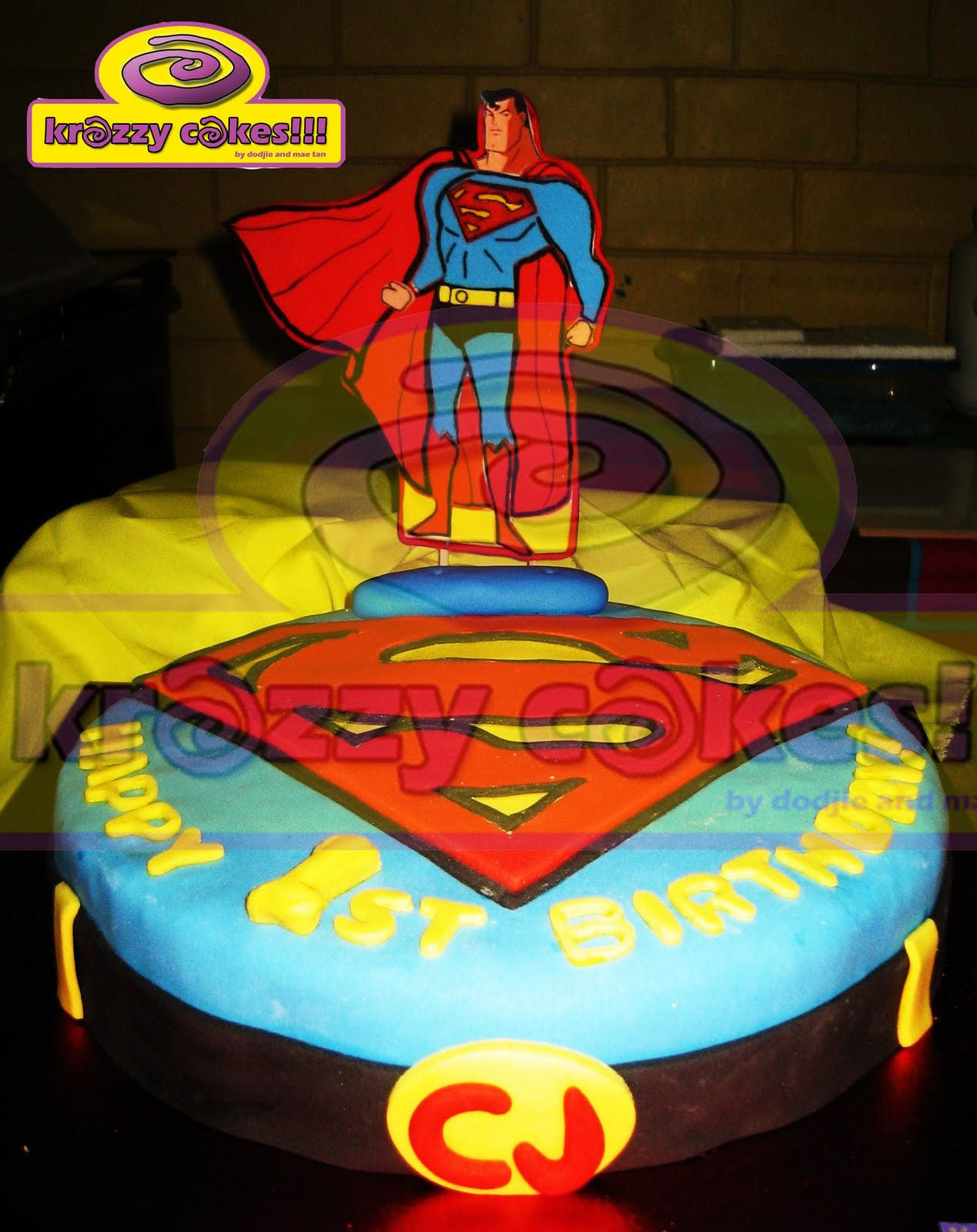 Wallpaper #_mdHCpMBSpphPi3-kNPr296 Krazzy Cakes Superman Cake