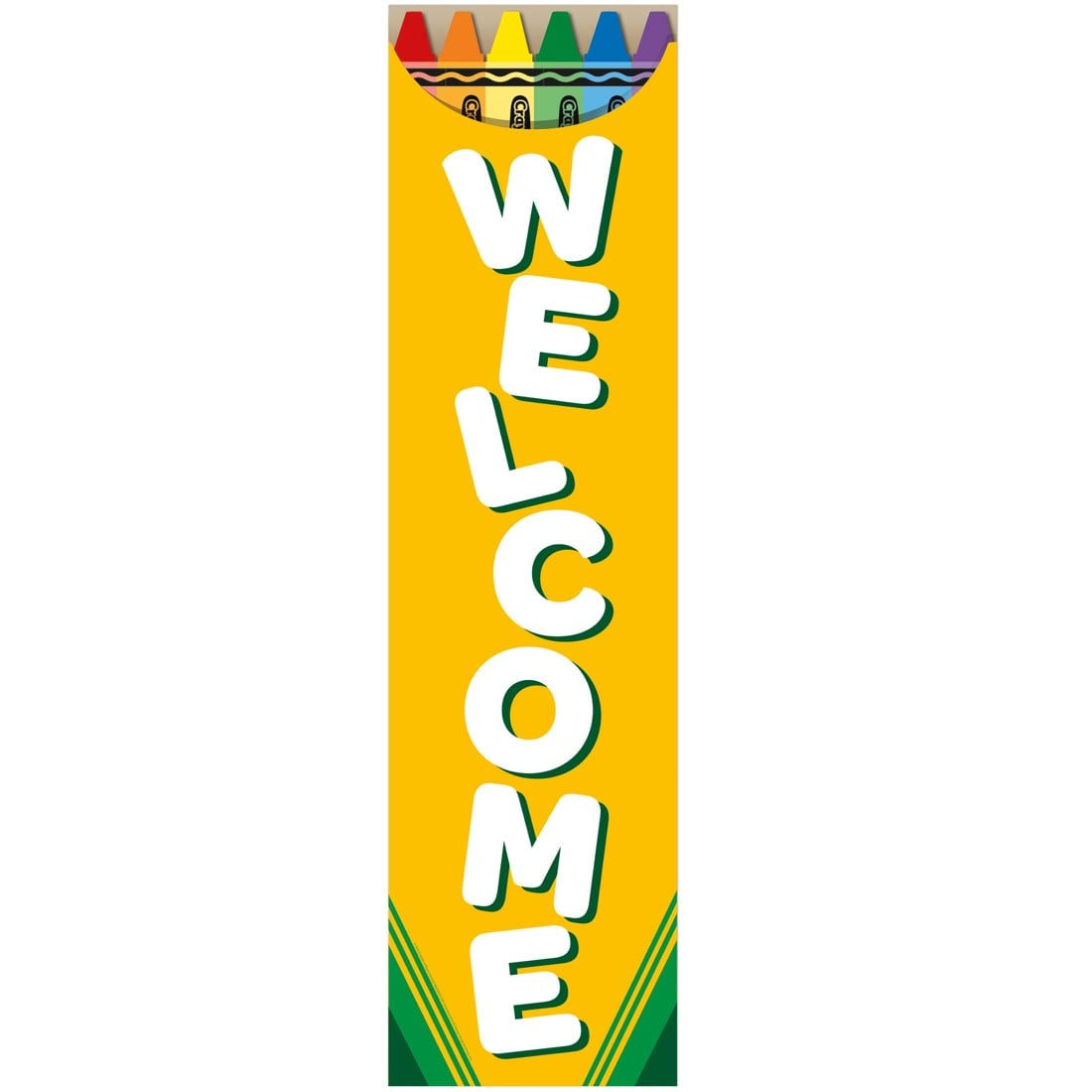 Wallpaper #PDHeNZMB5zzyi_yYylio265 Welcome Banner from the Crayola Collection by Eureka 12x45