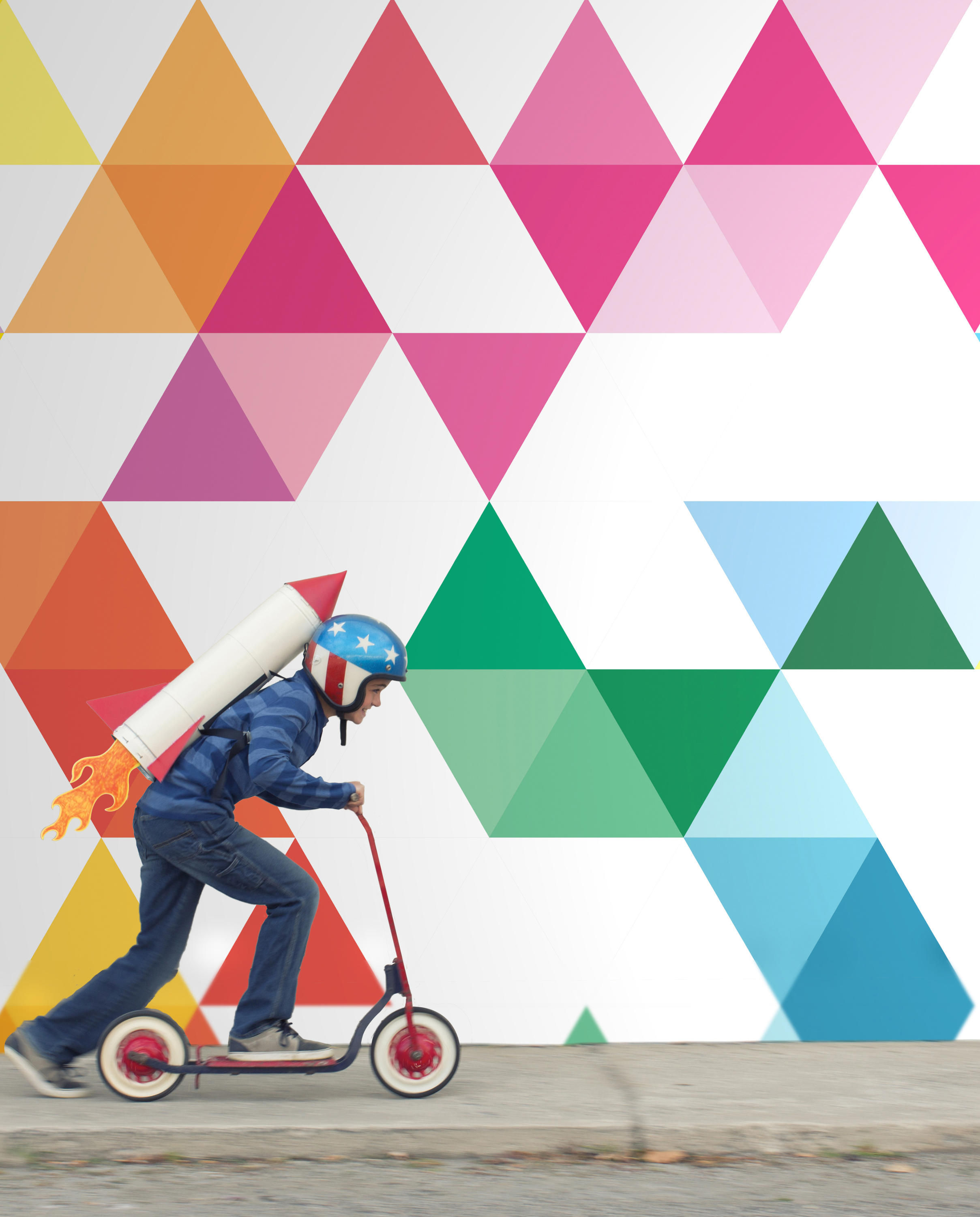 Wallpaper #a2flDJMBSpphPi3-ROG8164 Triangle Wall Art Murals from Instabilelab Architonic