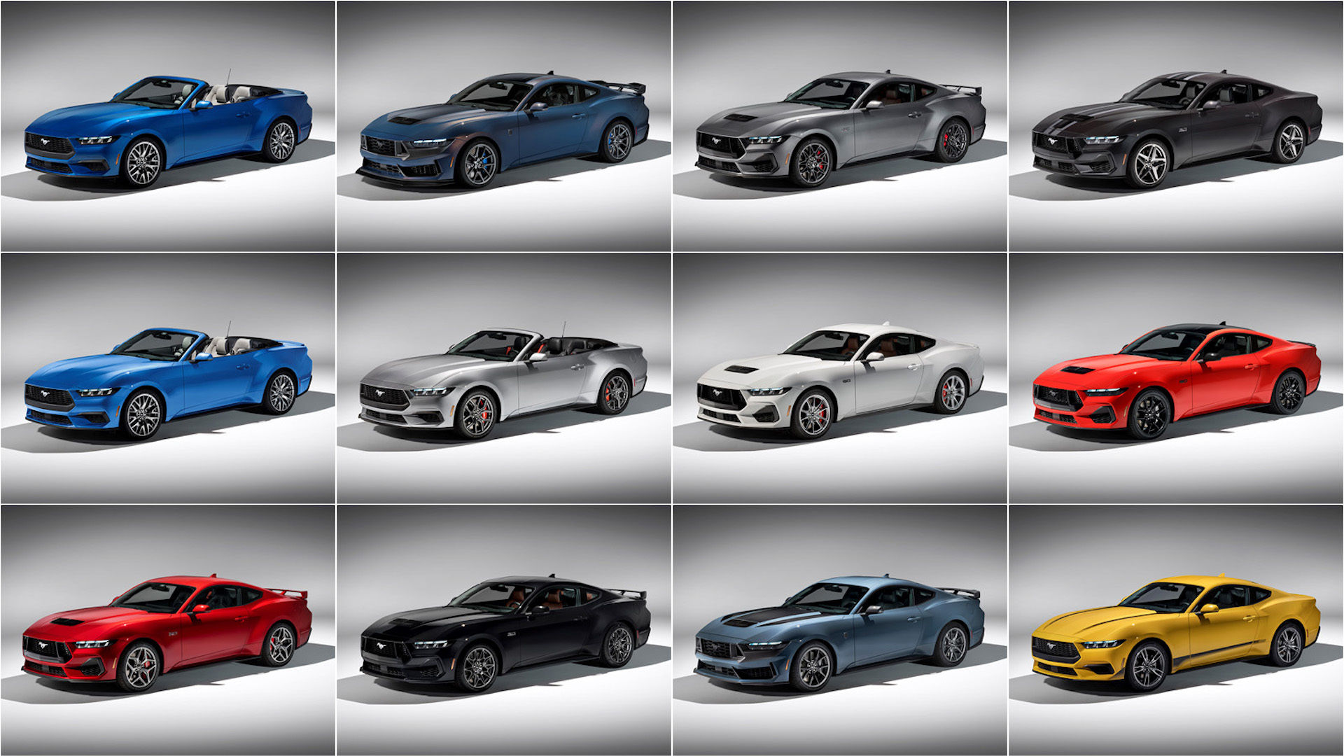 Wallpaper #vnelJpMB-pgBXx607aJn6 Heres Every 2024 Mustang Color Option Which Would You Pick Carscoops