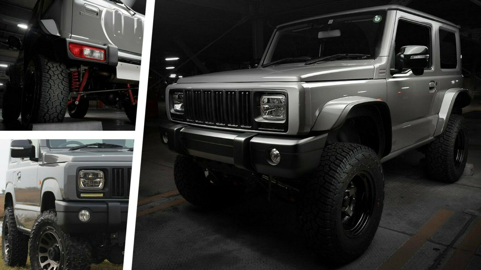 Wallpaper #MWcS55IBSpphPi3-zDYL184 Suzuki Jimny Transformed into a Little Jeep Cherokee Xj Impersonator