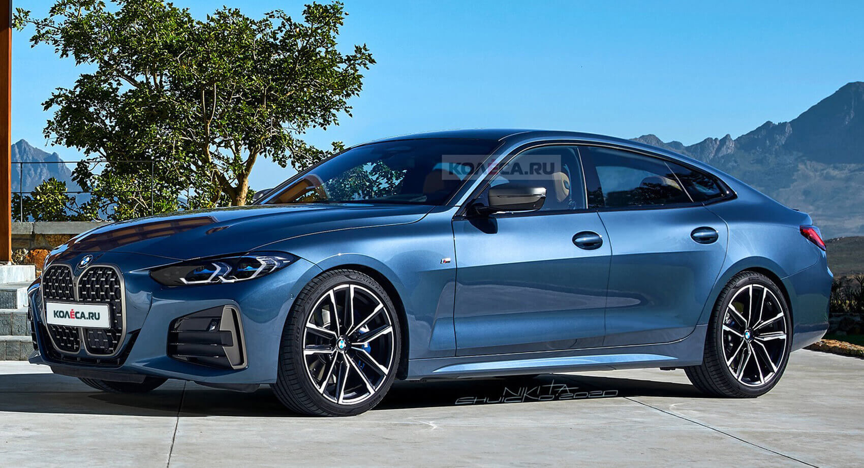 Wallpaper #-HMOgI4BFI5NbQks8Bd255 Does Bmws Bucktooth Grille Work Better on the 2021 4 Series Gran Coupe