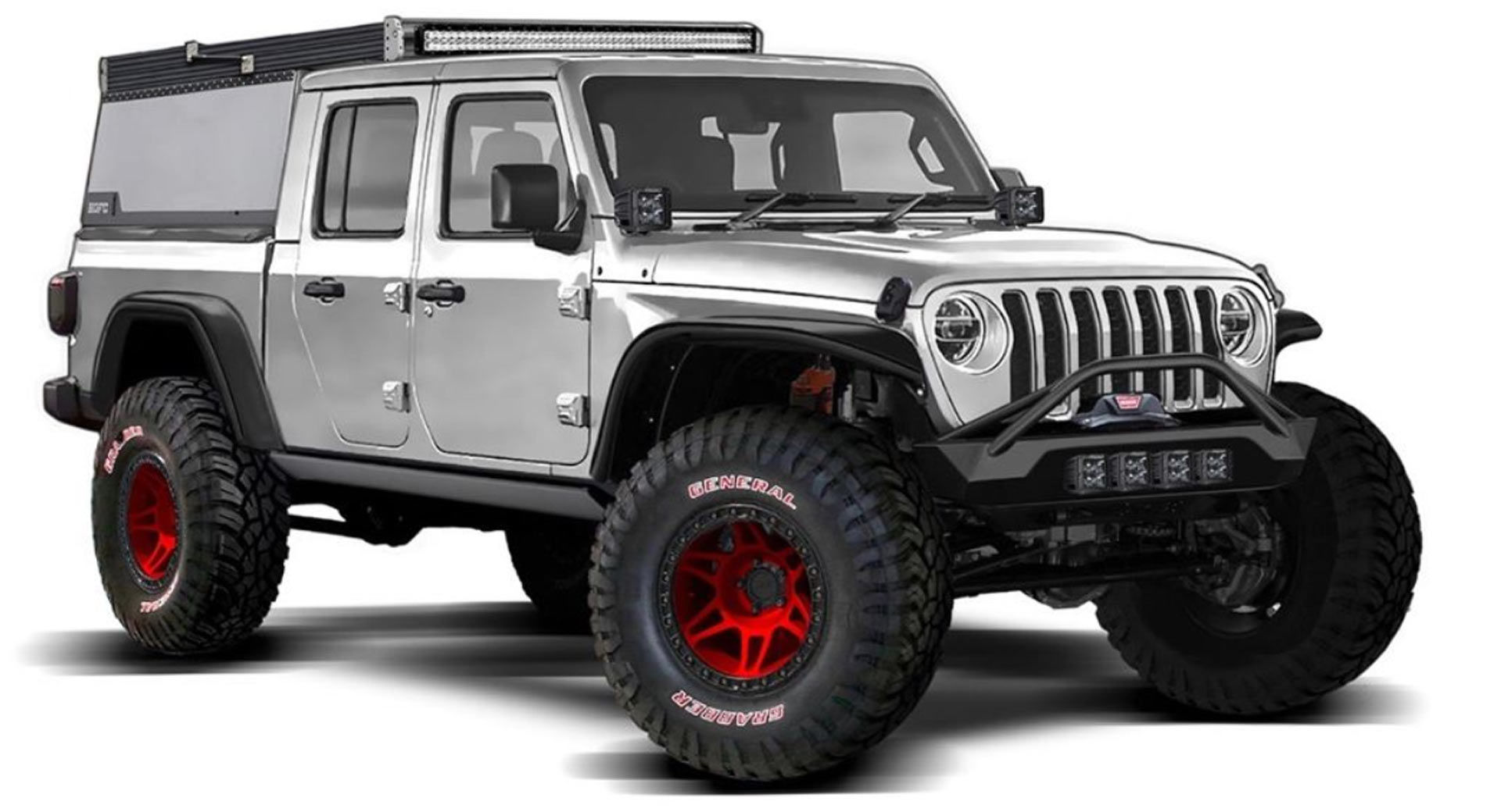 Wallpaper #EECIMZMBJhL2WPba78c9327 Check Out Jeeps Gladiator Truck Rendered with a Bunch of Different