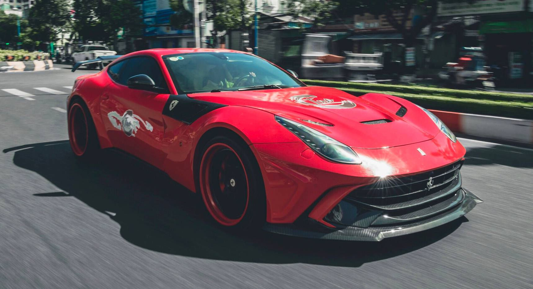 Wallpaper #lmiaHZMBSpphPi3-Uyac276 Duke Dynamics Ferrari F12berlinetta Body Kit is Very Wild and Very