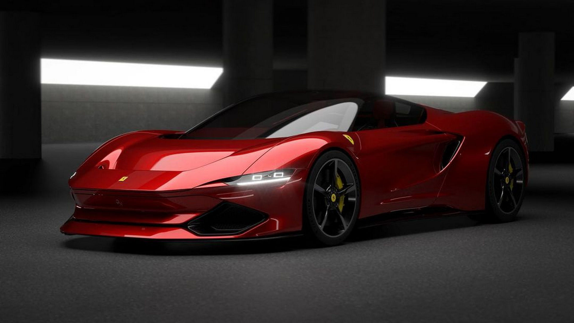 Wallpaper #xJmOP5MBUcASHT6nC8xI78 Ferrari Sf90 Stradale Successor Envisioned by Design Student Abc