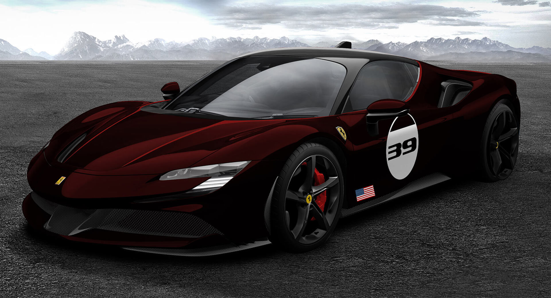Wallpaper #EX1W8I4Bnwiau_P6AQYX6 This Unique Rosso Taormina Ferrari Sf90 Stradale Makes a Very Bold