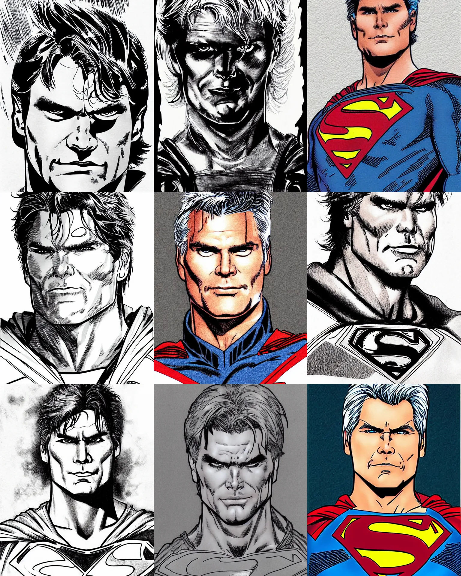 Wallpaper #xGdJ95IBSpphPi3-d4V5215 Krea Richard Dean Anderson Jim Lee Flat Ink Sketch by Jim Lee