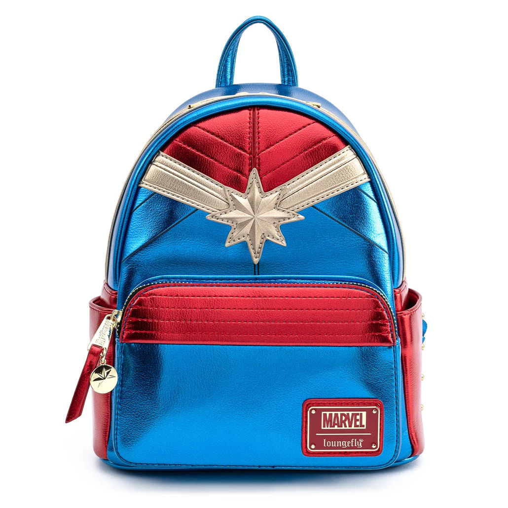 Wallpaper #wjGzNZMB5zzyi_yY0Fcl165 Marvels Captain Marvel Metallic Mini Backpack by Loungefly New with