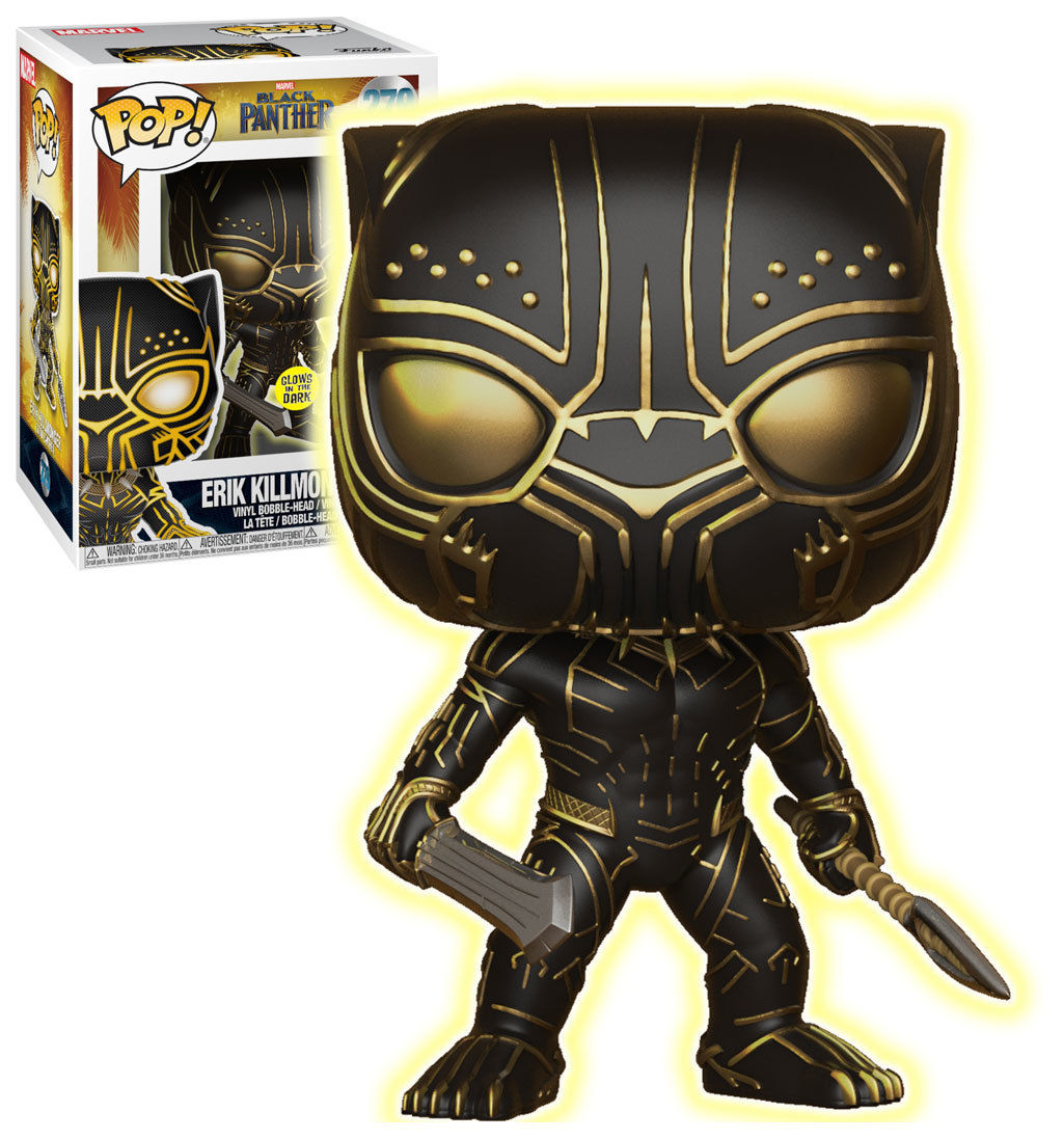 Wallpaper #1qVvOJMBVBiSkHCapo0639 Funko Pop Marvel Black Panther 279 Erik Killmonger Glows in the