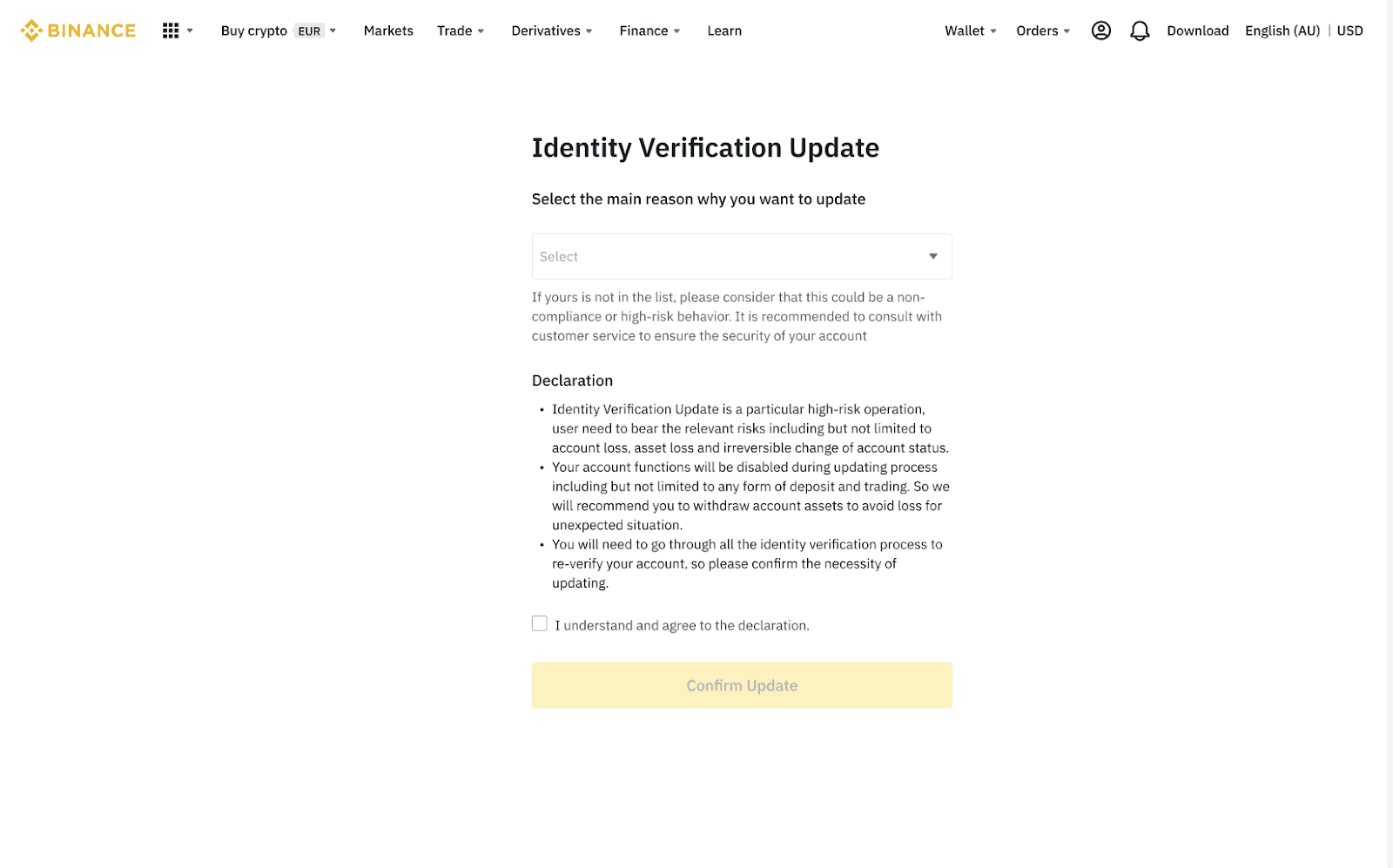 Wallpaper #ZGef9JIBSpphPi3-Vnsf97 How to Update My Identity Verification Information Binance Support