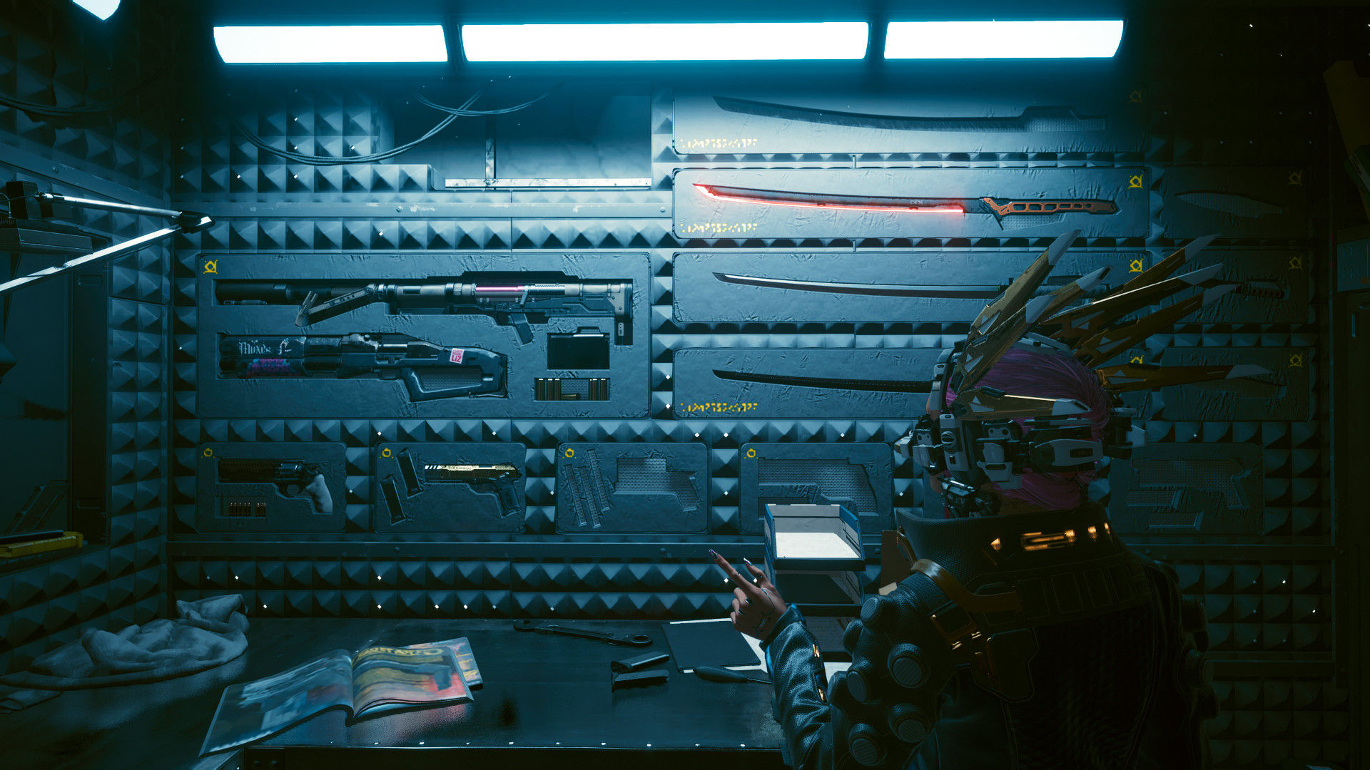 Wallpaper #7xowUJMB1yWOL4qgNn_e146 All Stash Wall Weapons Cyberpunk 2077 Shacknews