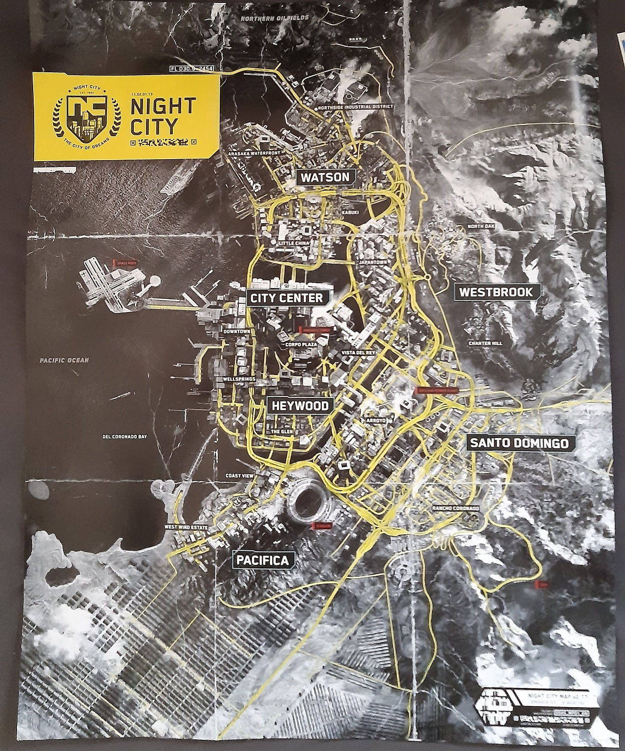 Wallpaper #cEUulI4B7YBJg1BVSp_z31 Cyberpunk 2077 Night City Full Map Images Supposedly Leaked Shacknews