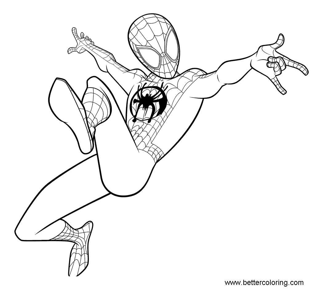 Wallpaper #r6VbOJMBVBiSkHCaO42I285 Spiderman Coloring Pages Miles Select from 35915 Printable Coloring