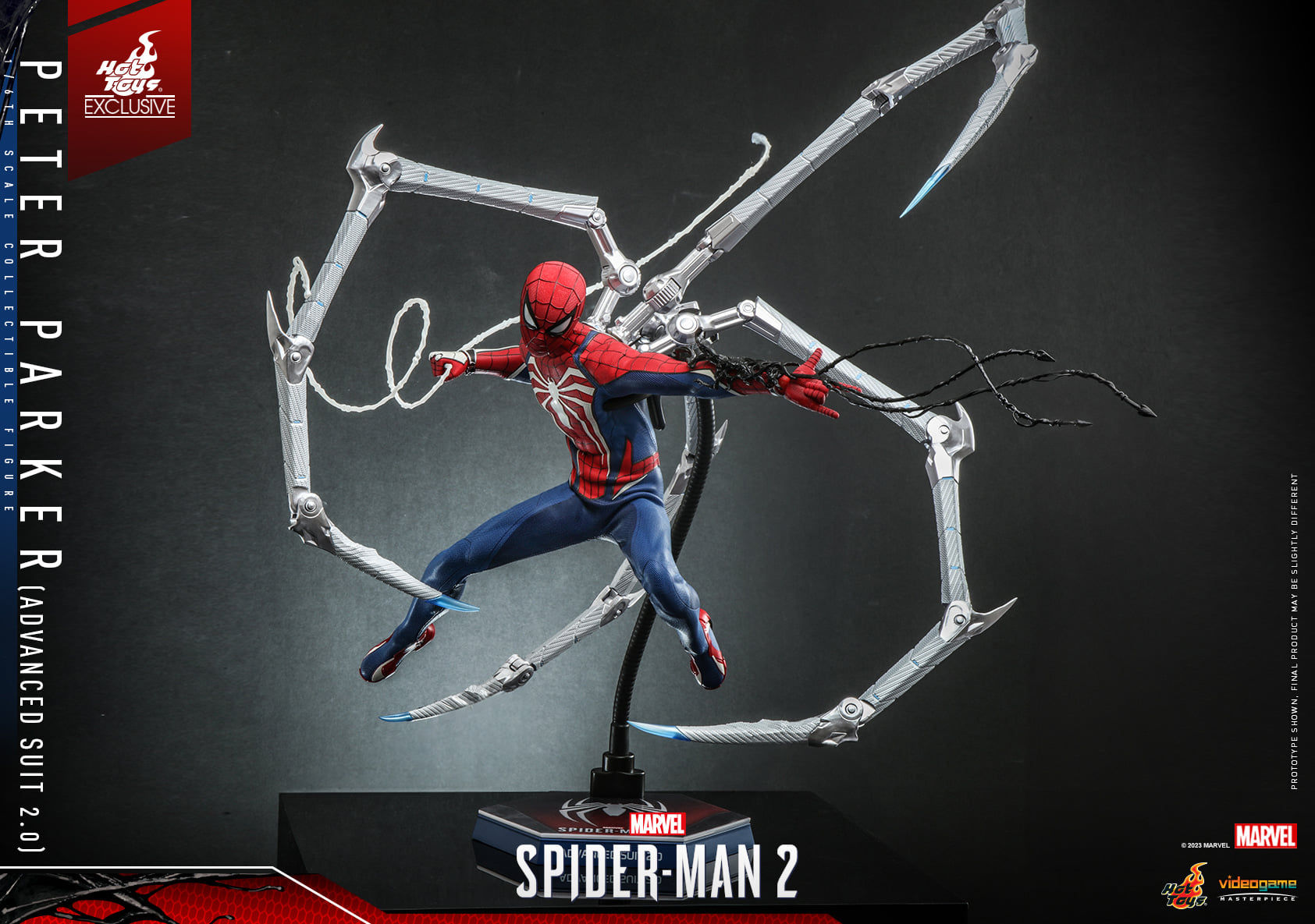 Wallpaper #t-_6S5MBMN-XEVvVqTyE242 Hot Toys Vgm 54 Marvels Spider Man 2 Peter Parker Advanced Suit 20