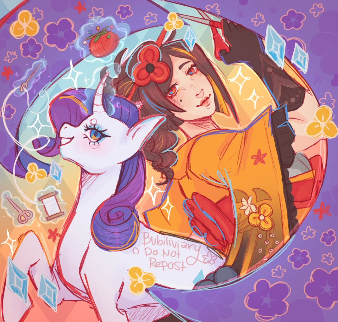 Wallpaper #fRwnQZMB8JfcLg2JvfdA129 3332088 Safe Artistbubiliviary Rarity Human Pony Unicorn G4