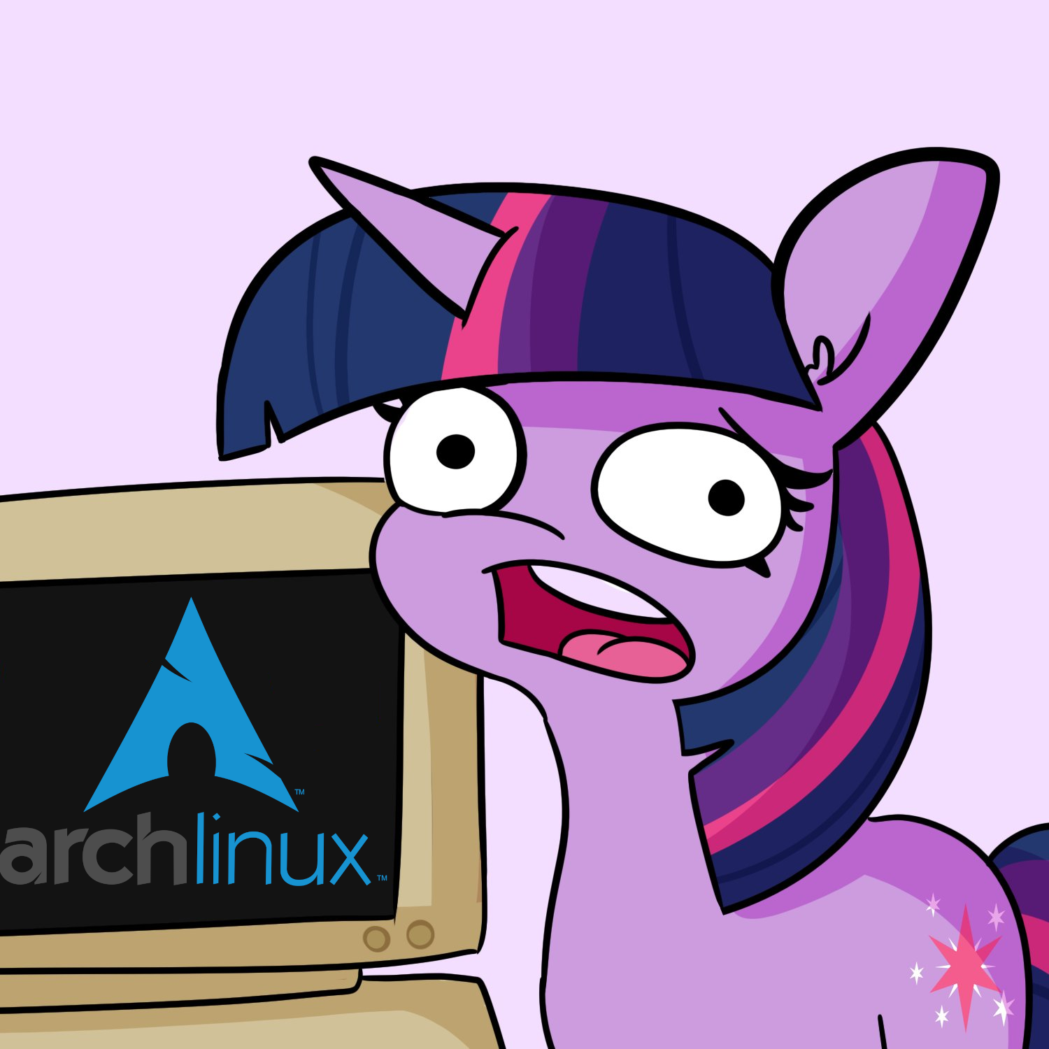 Wallpaper #gmd5BpMBSpphPi3-xMGw261 2451689 Safe Artisttjpones Edit Twilight Sparkle Arch Linux