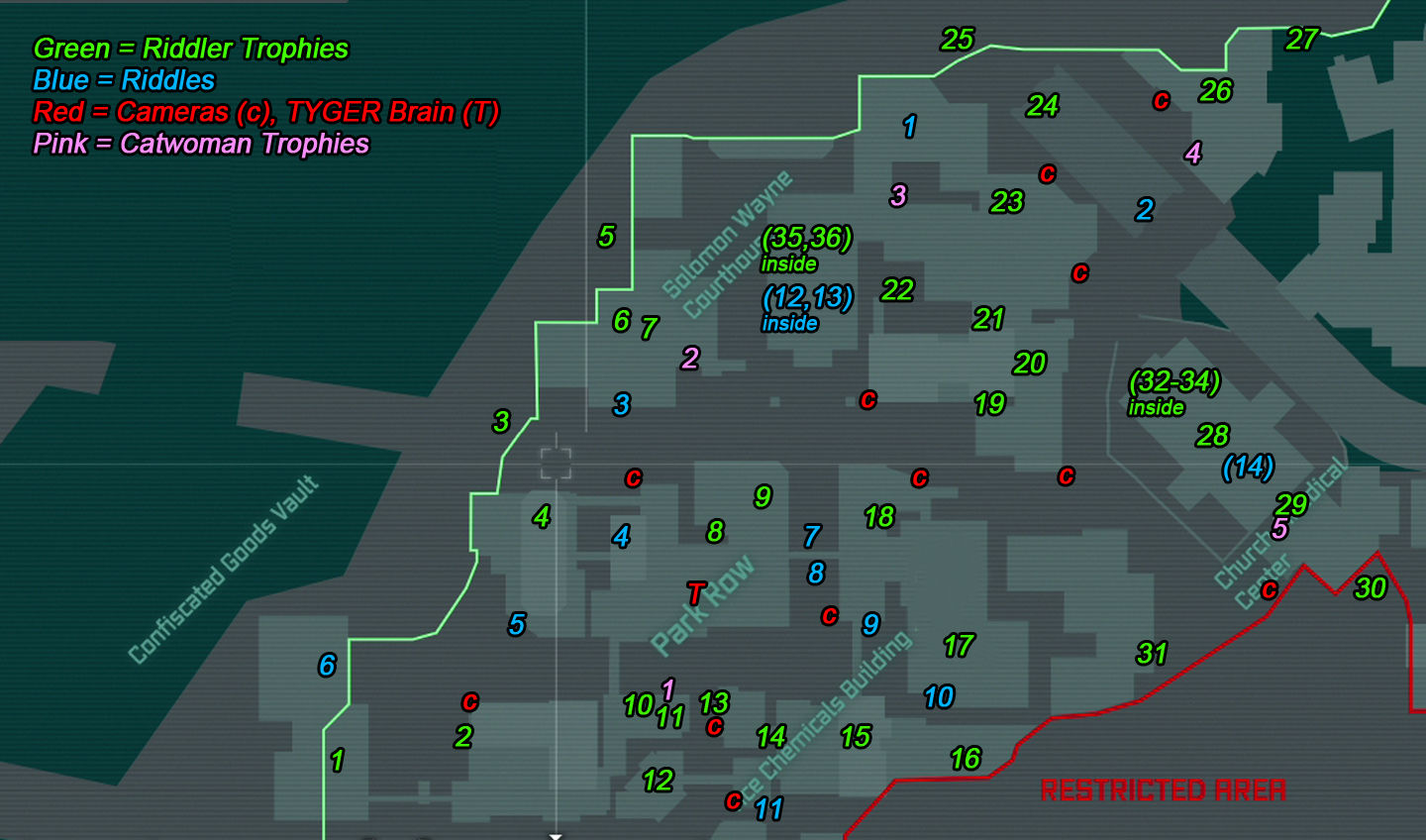 Wallpaper #_u94TJMBMN-XEVvV3j2j32 Batman Arkham City Riddler Guide Gamesradar