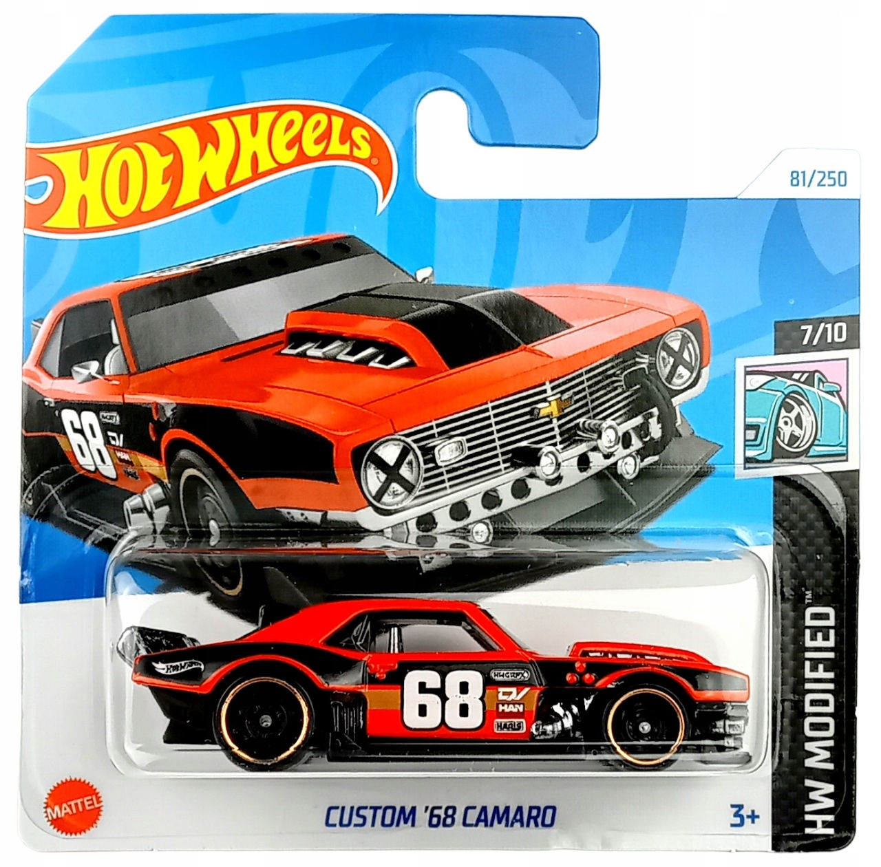 Wallpaper #m2hMIpMBSpphPi3-jjLN90 Hot Wheels Model Metalowy Custom 68 Camaro Hw Modified 710 81250