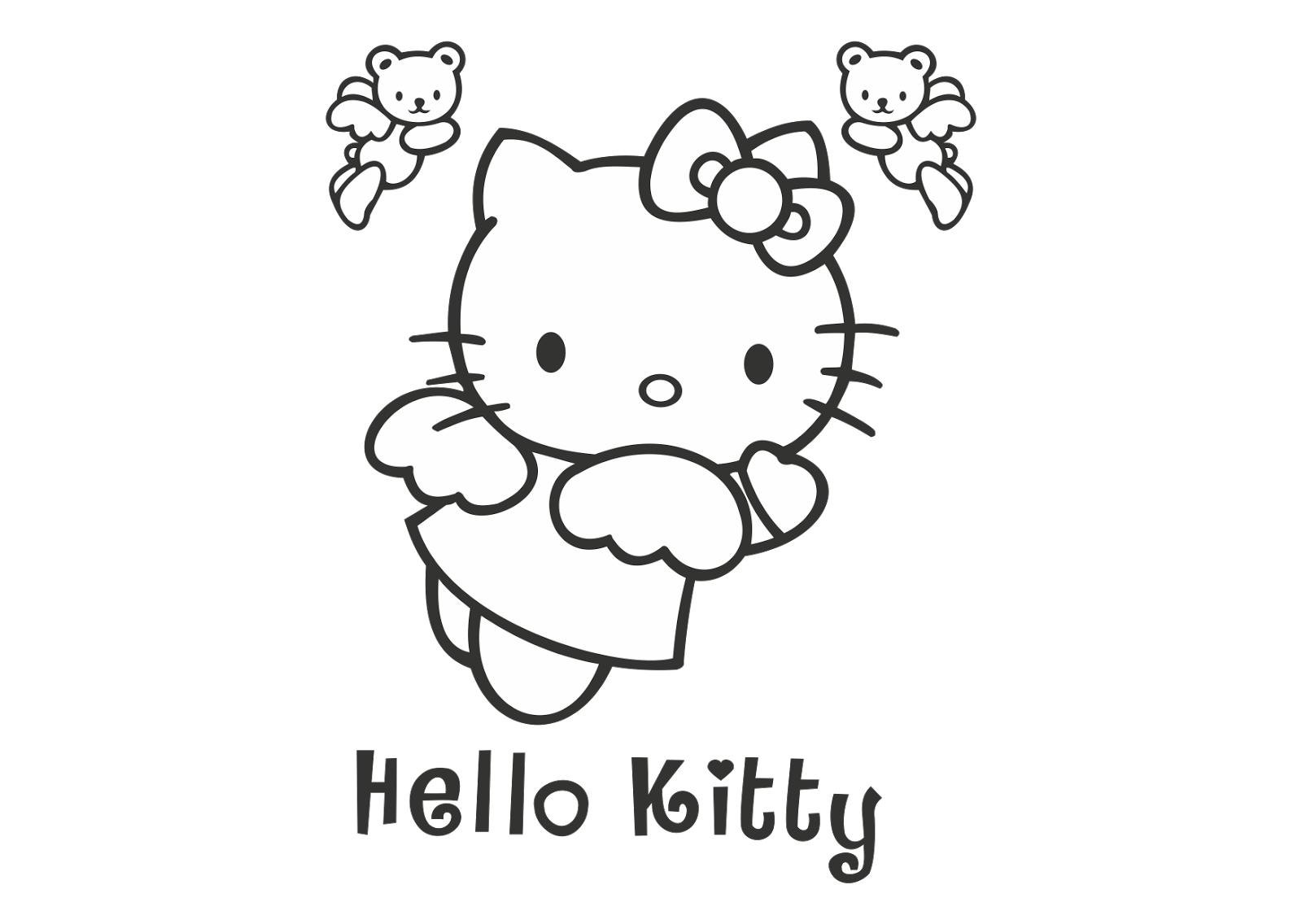 Wallpaper #1c50c Hello Kitty Vector Art Icons and Graphics for Free Download