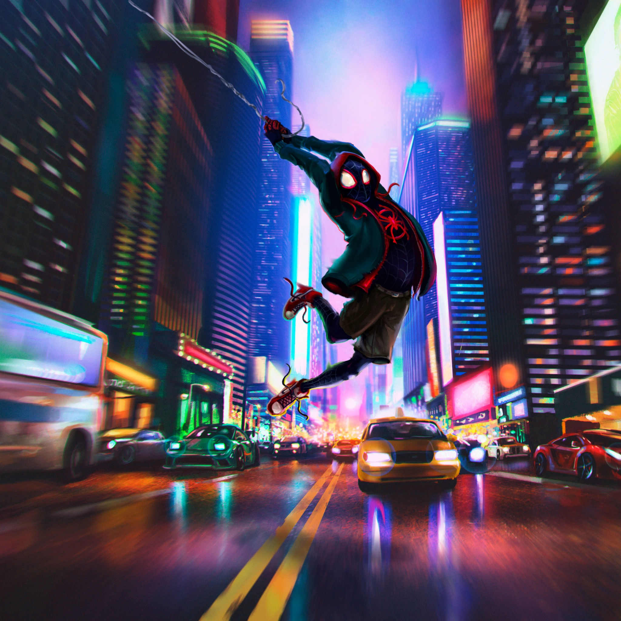 Wallpaper #4hllOo8BtGB6xQ78t6ye55 Miles Morales Spider Man into the Spider Verse Wallpaper Jescommerce