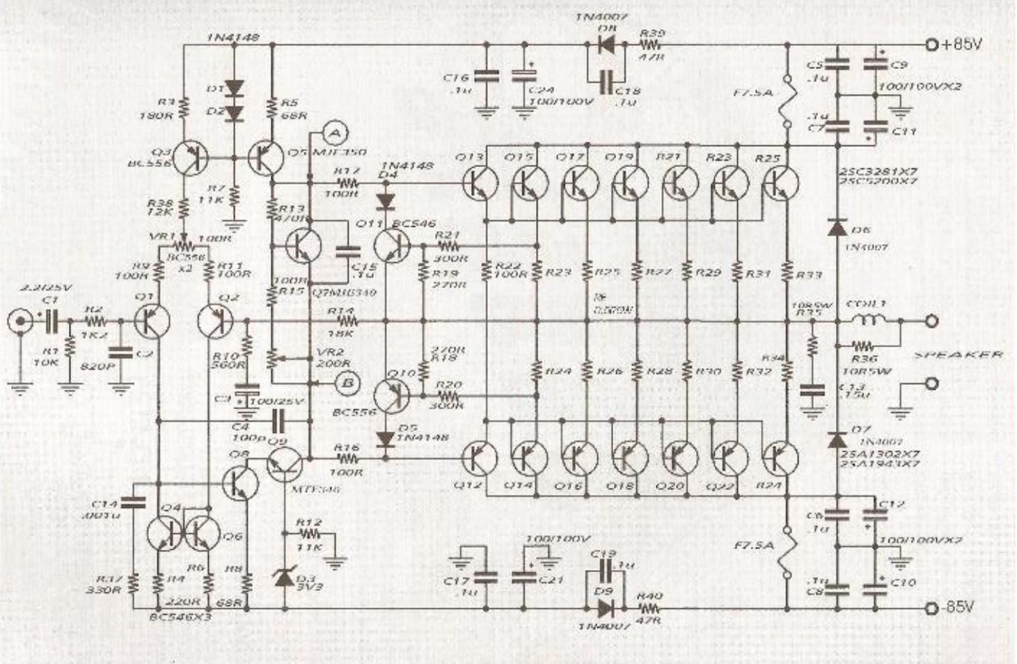 Wallpaper #Vmd4EJMBSpphPi3-_vMf209 Car Audio Power Amplifier Circuit Diagram