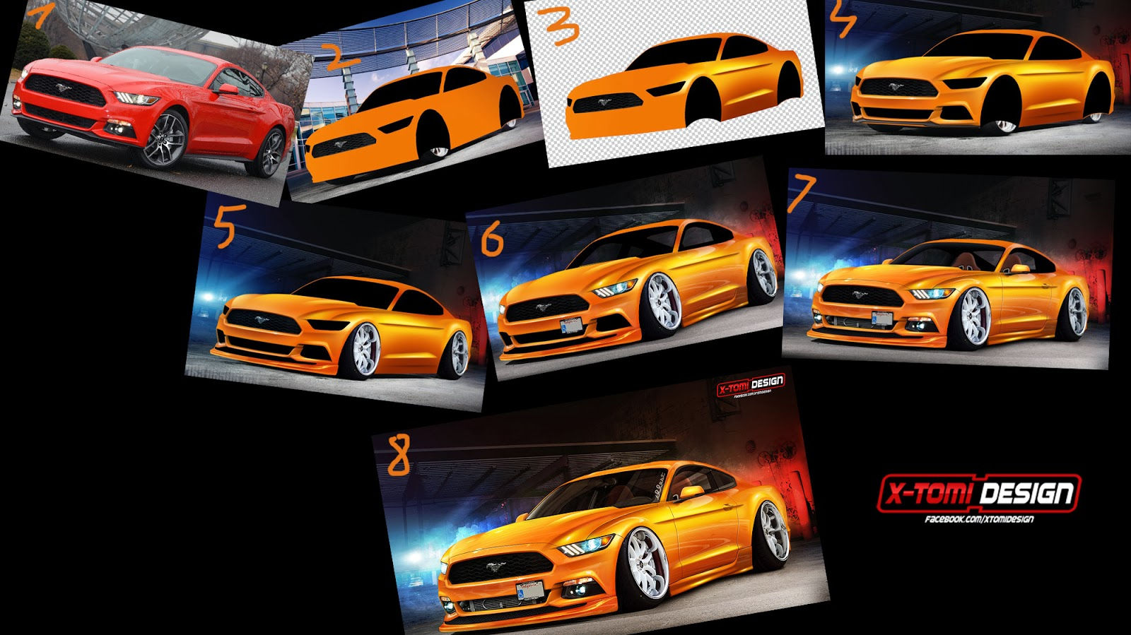 Wallpaper #OBf7PpMBPLD5_VEN6uG1341 X Tomi Design Ford Mustang GT