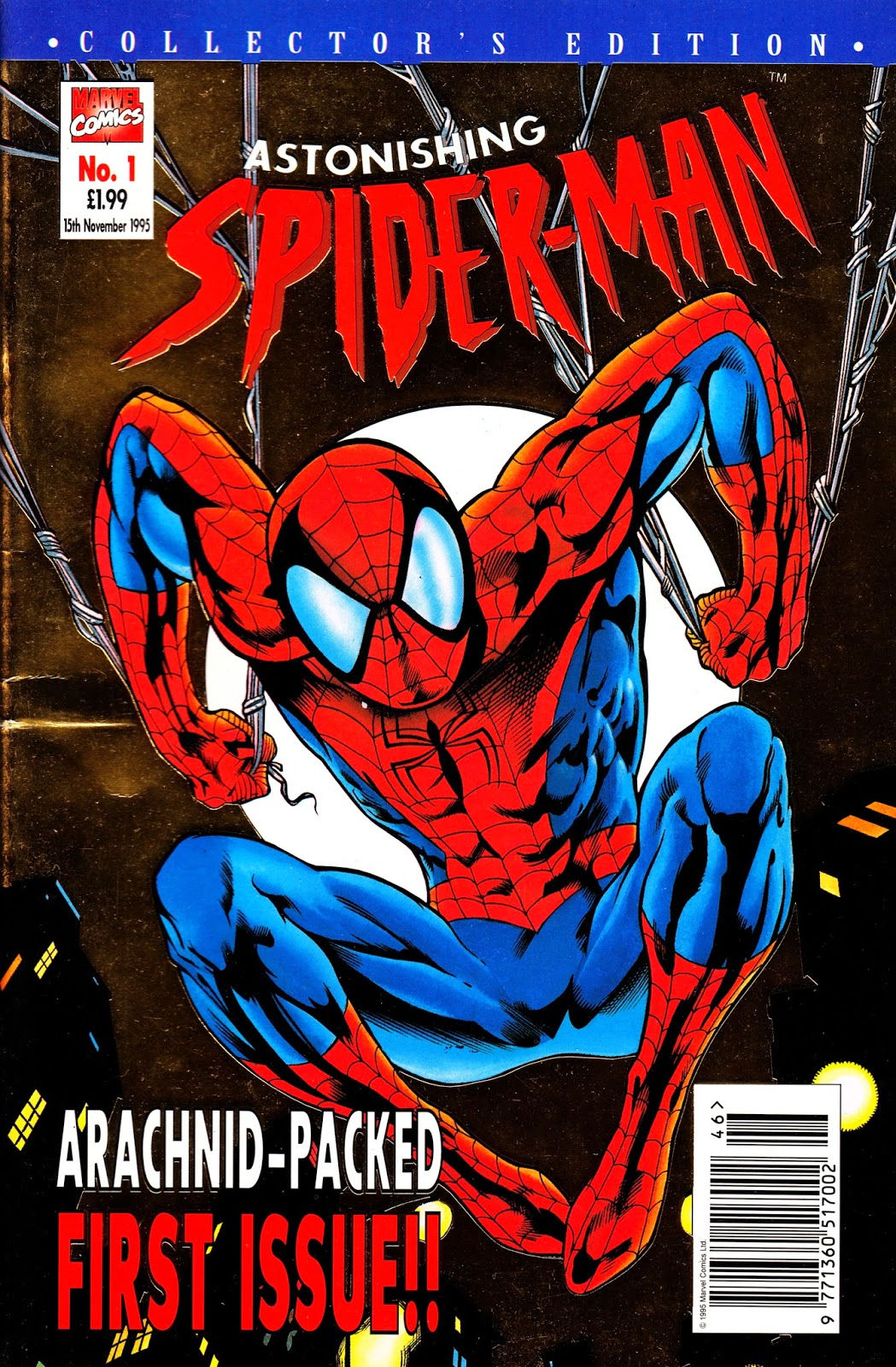 Wallpaper #LQDZ7I4BSdW8dNou8RU514 Starlogged Geek Media Again 1995 Astonishing Spider Man Issue 1