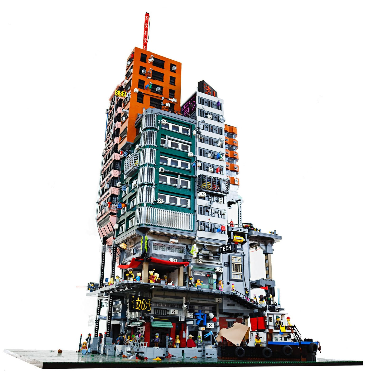 Wallpaper #kKXhNpMBVBiSkHCaCIoF13 Theres a Whole City in This Lego Modular Moc