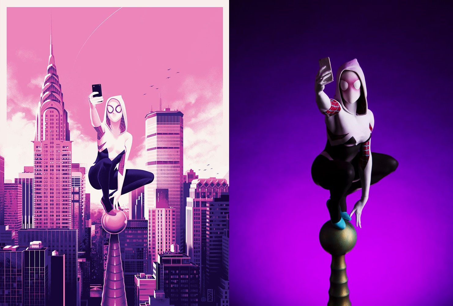 Wallpaper #yvSEOpMBKFX8bn3r9HhD226 The Blot Says Spider Gwen Marvel Statue by Phantom City Creative X