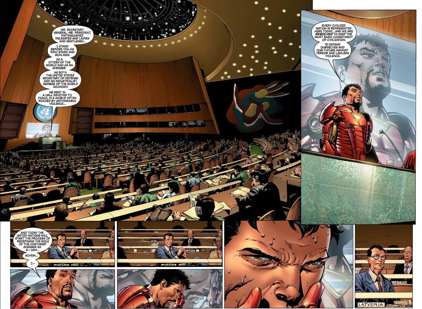 Wallpaper #J6WTOJMBVBiSkHCaZY7-160 The Peerless Power of Comics Tony Stark Murderer