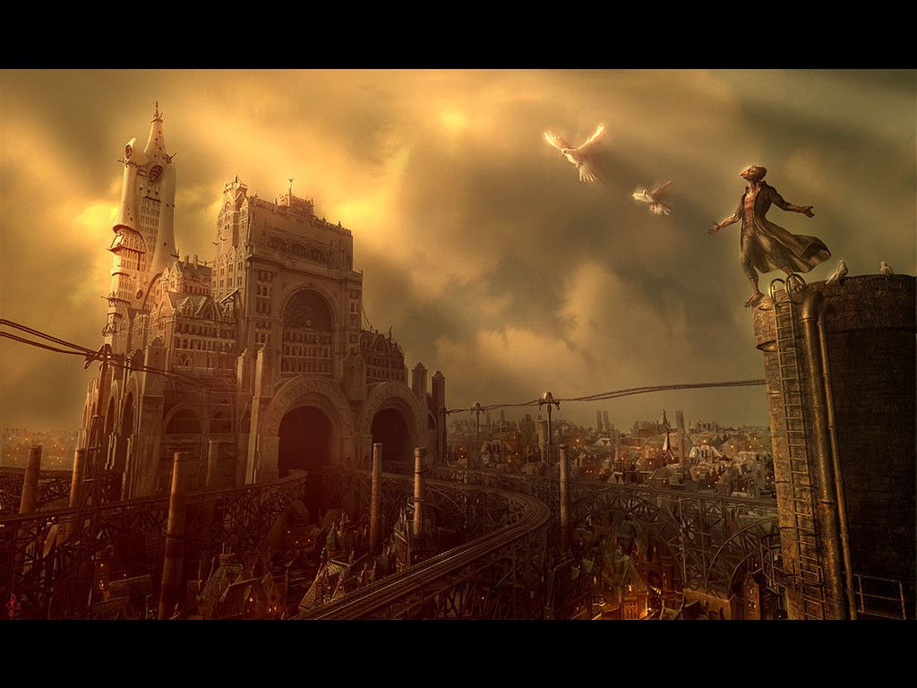 Wallpaper #1GrOMpMBqTKJtJWhBjuw167 Brass Bolts Dark Steampunk