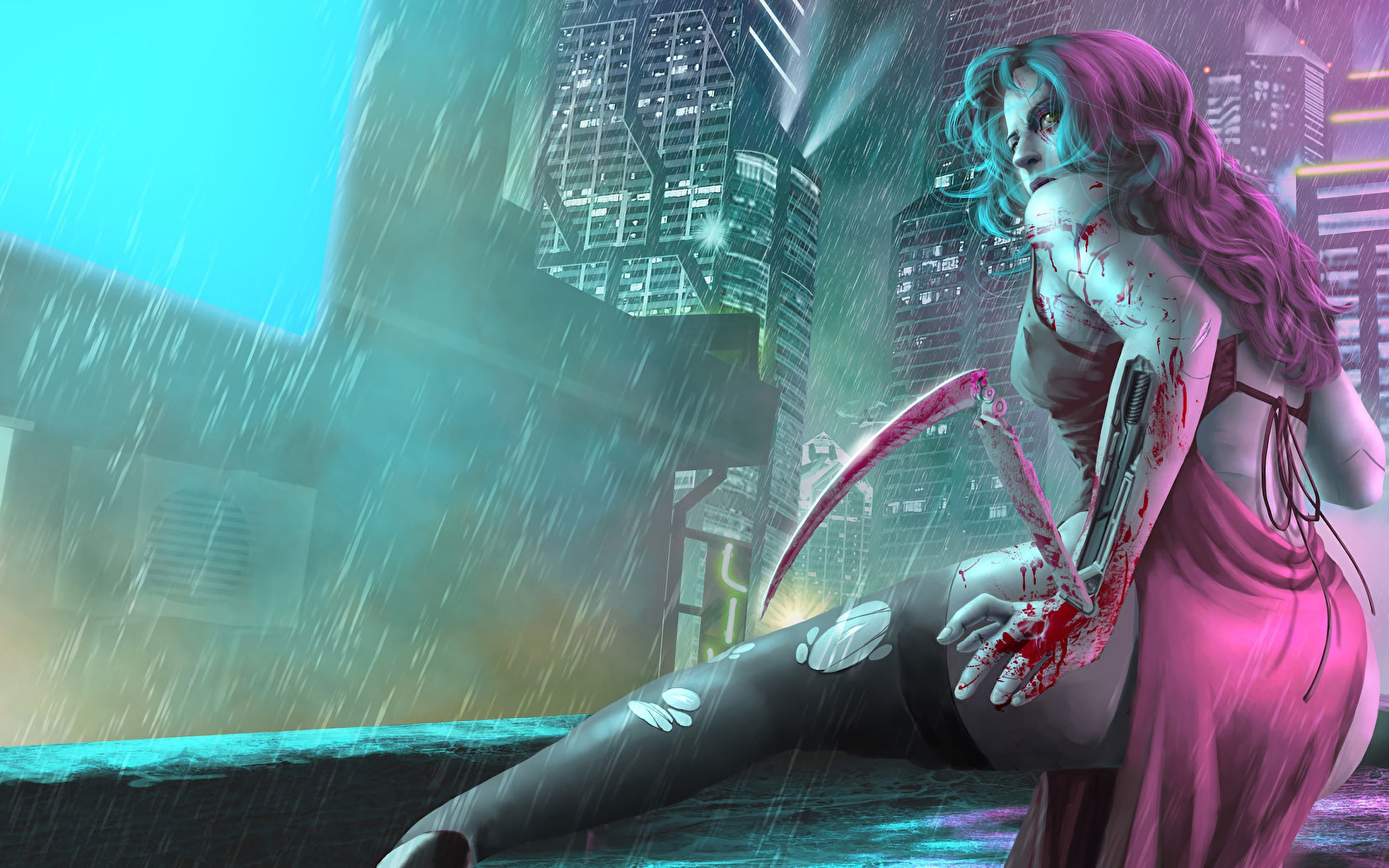 Wallpaper #UkVelo4B7YBJg1BVGqCi17 Cyberpunk 2077 Girl Cyborg 4K 20 Wallpaper PC Desktop