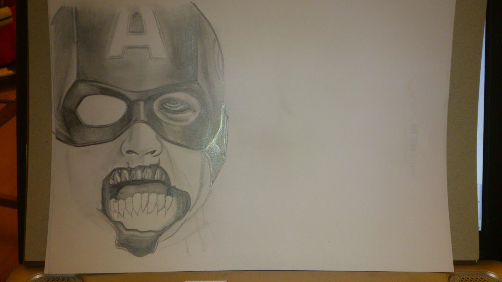 Wallpaper #nTEINpMB5zzyi_yYaFjH303 Things I Doodle Zombie Avengers Captain America