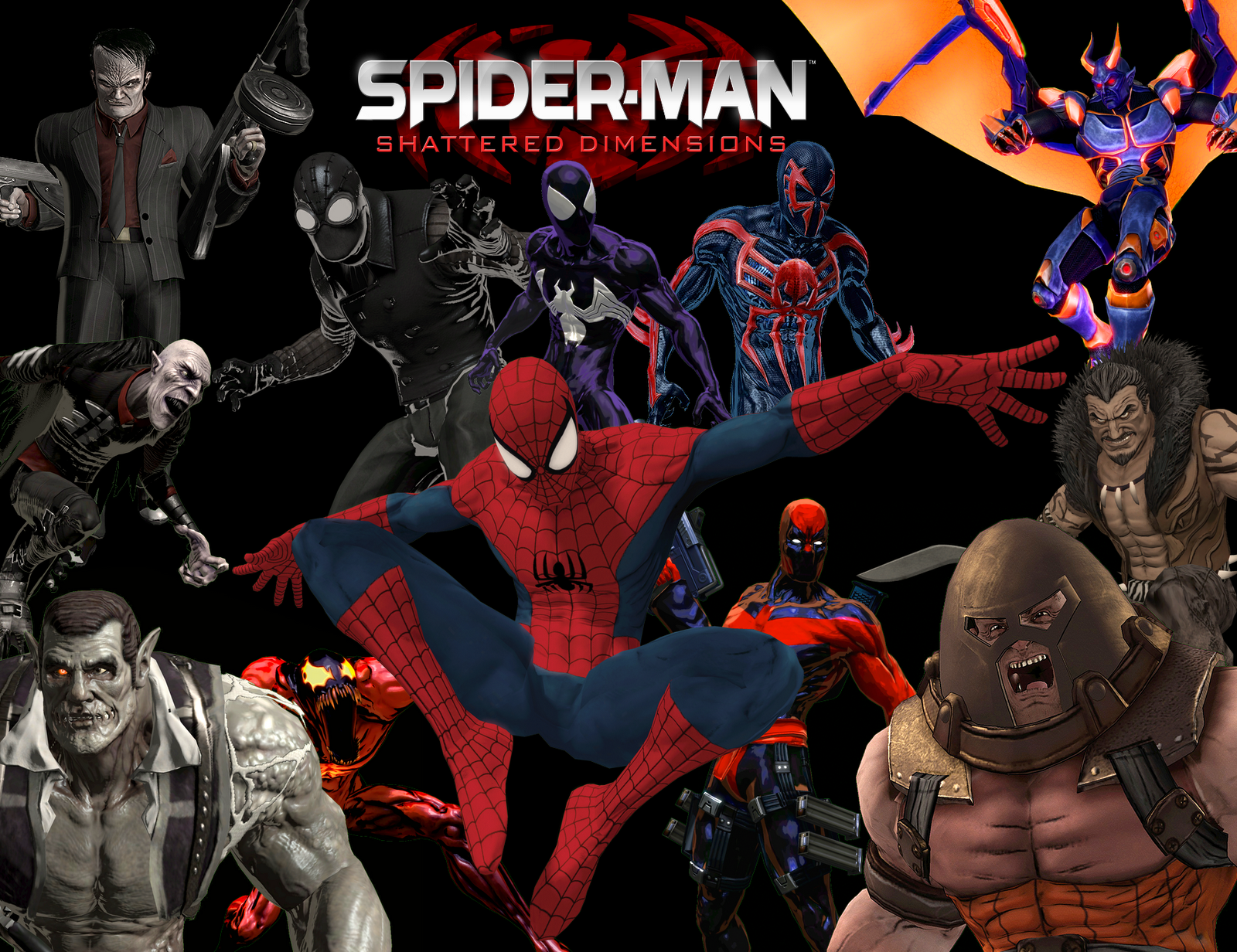 Wallpaper #PWgPGpMBSpphPi3-vhpP211 Dreamcast Spider Man Shattered Dimensions
