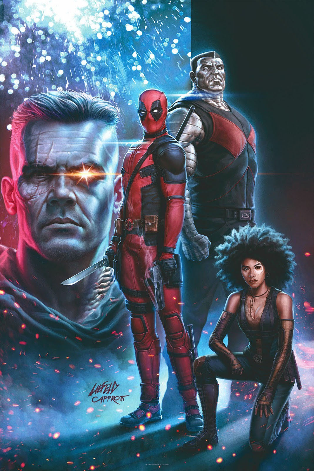 Wallpaper #o6nwh5cBxbDgA0Rl0O5B92 The Blot Says Deadpool 2 Mini Movie Poster by Rob Liefeld