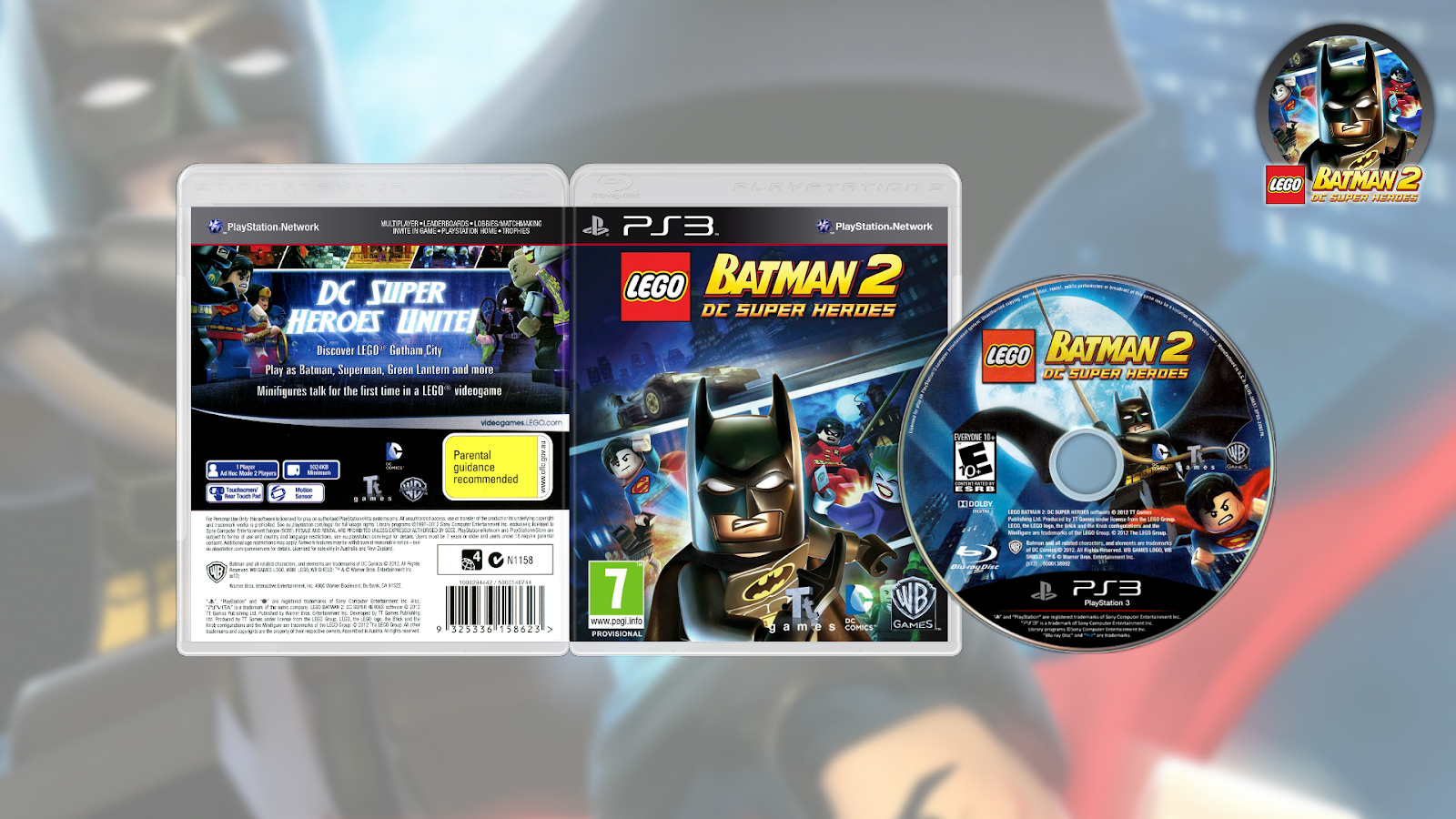 Wallpaper #SebWMpMBA7IOc3Wm9xJ_27 Goddy Games Lego Batman 2 DC Super Heroes PS3 Blus