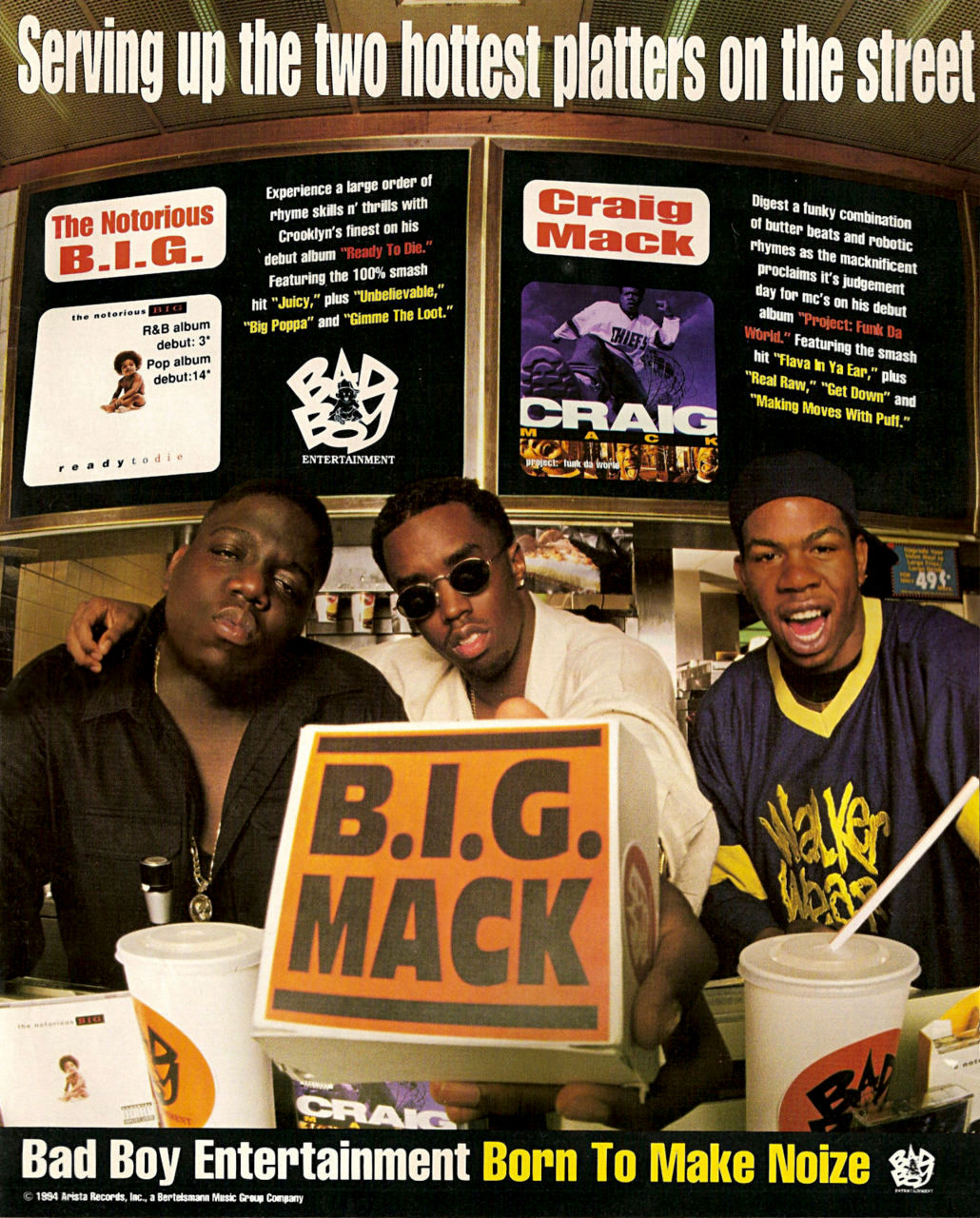 Wallpaper #JWen7ZIBSpphPi3-n1mk36 Hip Hop Nostalgia the Notorious Big X Craig Mack Big Mack 1994