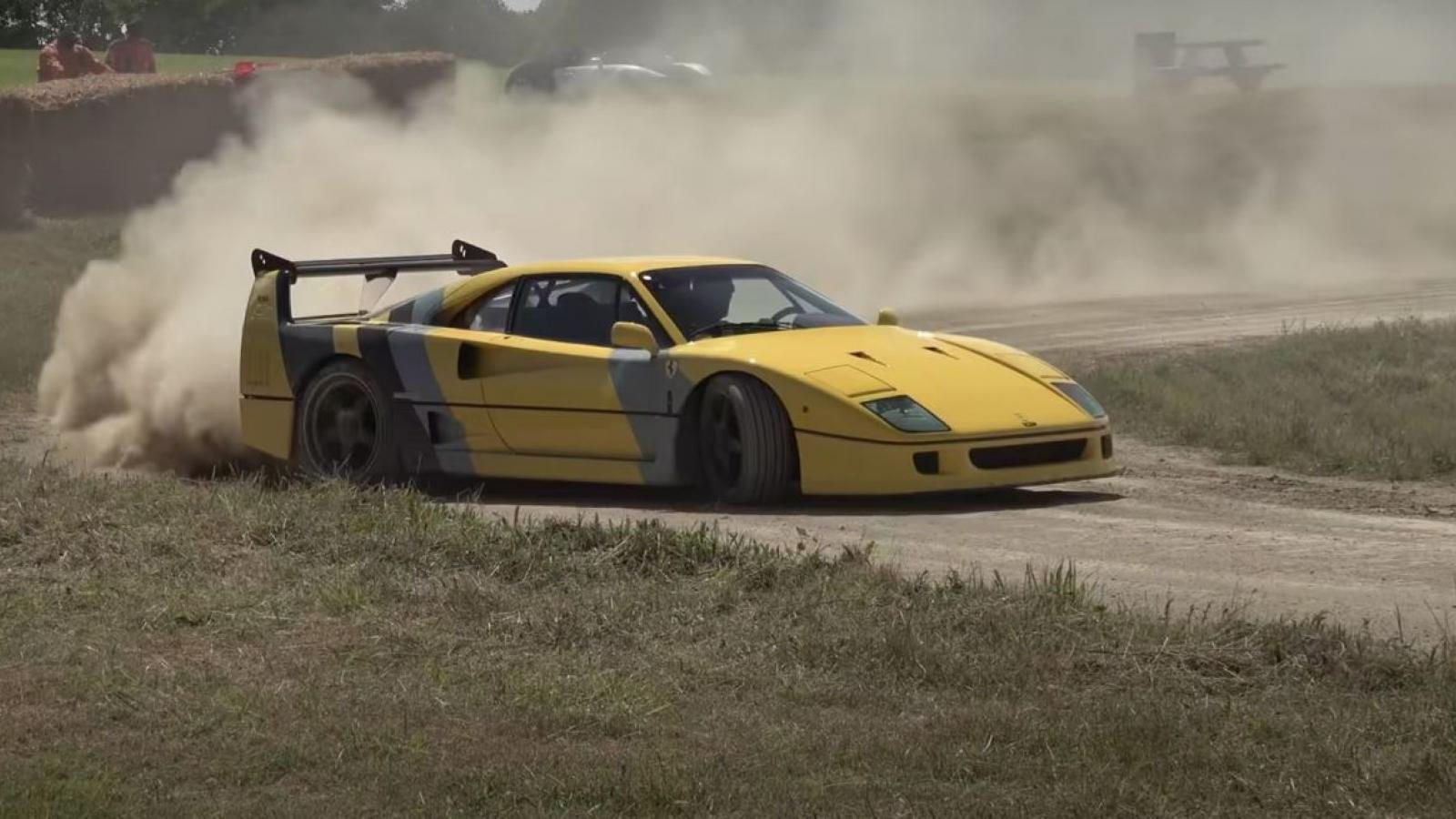 Wallpaper #fWjqHJMBSpphPi3-BySi78 Ierosilia I Mipos Okhi Ferrari F40 Se Atelioto Drifting Sto Khwma